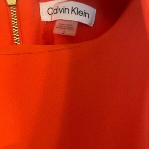 Calvin Klein Orange Dress